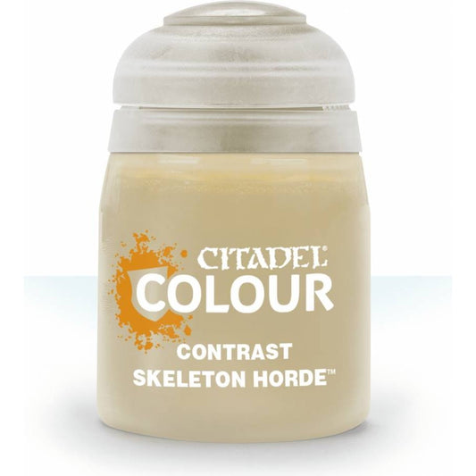 Citadel Colour: Contrast Skeleton Horde - Warhammer Model Paint, 18ml Pot - Games Workshop