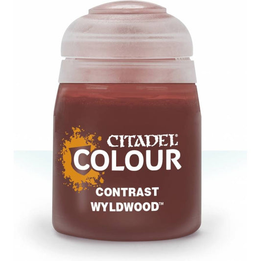 Citadel Colour: Contrast Wyldwood - Warhammer Model Paint, 18ml Pot - Games Workshop