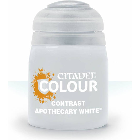 Citadel Colour: Contrast Apothecary White - Warhammer Model Paint, 18ml Pot - Games Workshop