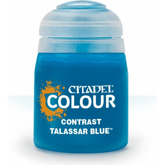 Citadel Colour: Contrast Talassar Blue - Warhammer Model Paint, 18ml Pot - Games Workshop