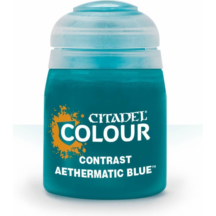 Citadel Colour: Contrast Aethermatic Blue - Warhammer Model Paint, 18ml Pot - Games Workshop