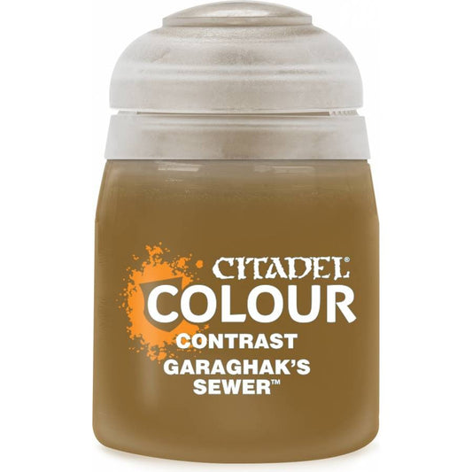Citadel Colour: Contrast Garaghak's Sewer - Warhammer Model Paint, 18ml Pot - Games Workshop