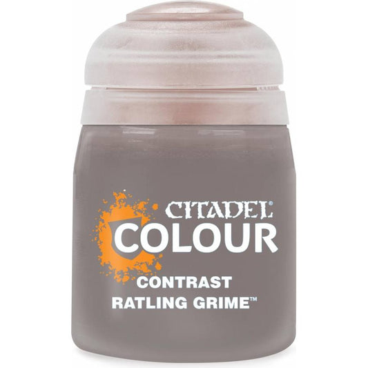 Citadel Colour: Contrast Ratling Grime - Warhammer Model Paint, 18ml Pot - Games Workshop