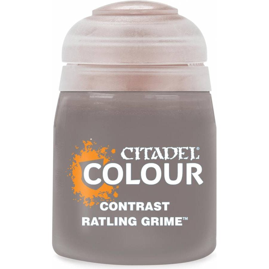 Citadel Colour: Contrast Ratling Grime - Warhammer Model Paint, 18ml Pot - Games Workshop