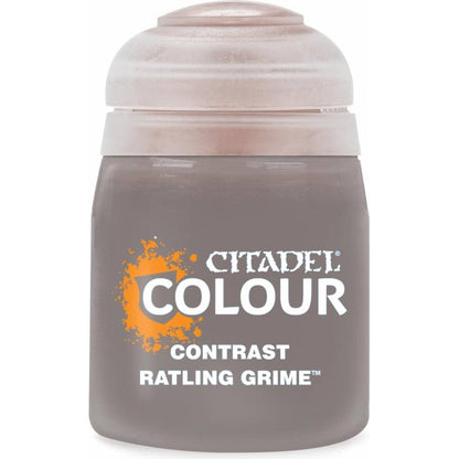 Citadel Colour: Contrast Ratling Grime - Warhammer Model Paint, 18ml Pot - Games Workshop