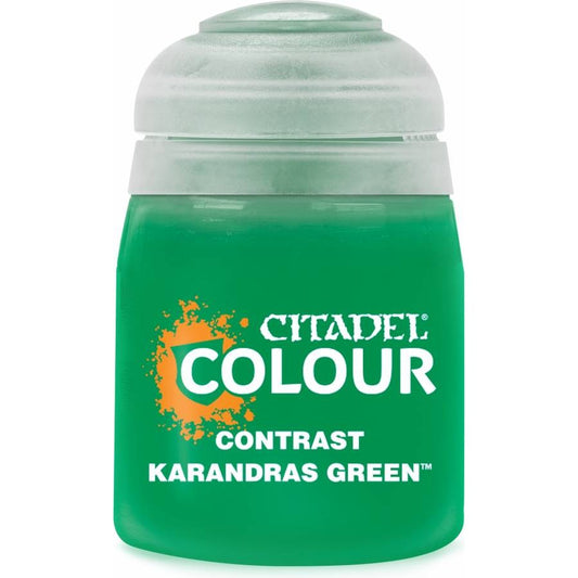 Citadel Colour: Contrast Karandras Green - Warhammer Model Paint, 18ml Pot - Games Workshop