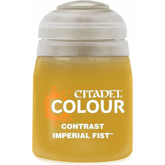 Citadel Colour: Contrast Imperial Fist - Warhammer Model Paint, 18ml Pot - Games Workshop