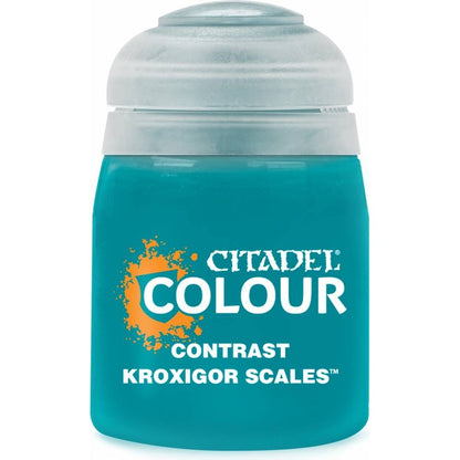 Citadel Colour: Contrast Kroxigor Scales - Warhammer Model Paint, 18ml Pot - Games Workshop