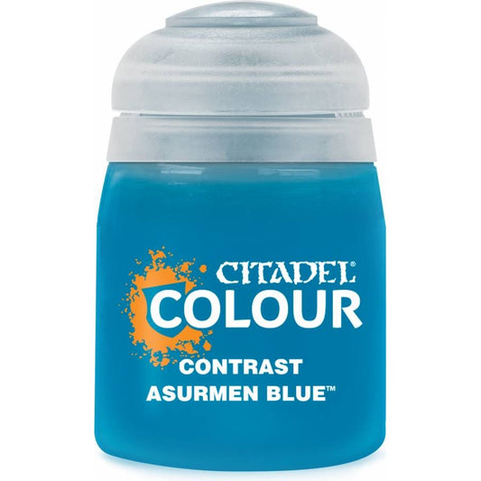 Citadel Colour: Contrast Asurmen Blue - Warhammer Model Paint, 18ml Pot - Games Workshop