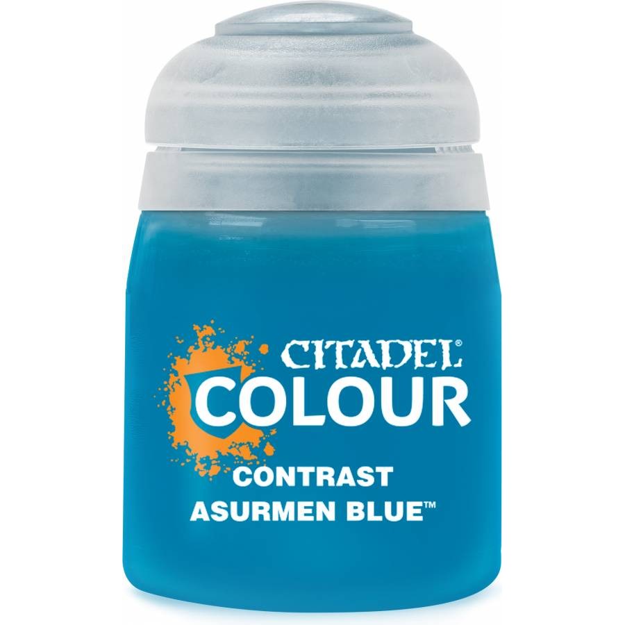 Citadel Colour: Contrast Asurmen Blue - Warhammer Model Paint, 18ml Pot - Games Workshop