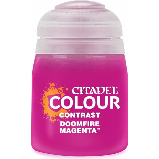 Citadel Colour: Contrast Doomfire Magenta - Warhammer Model Paint, 18ml Pot - Games Workshop
