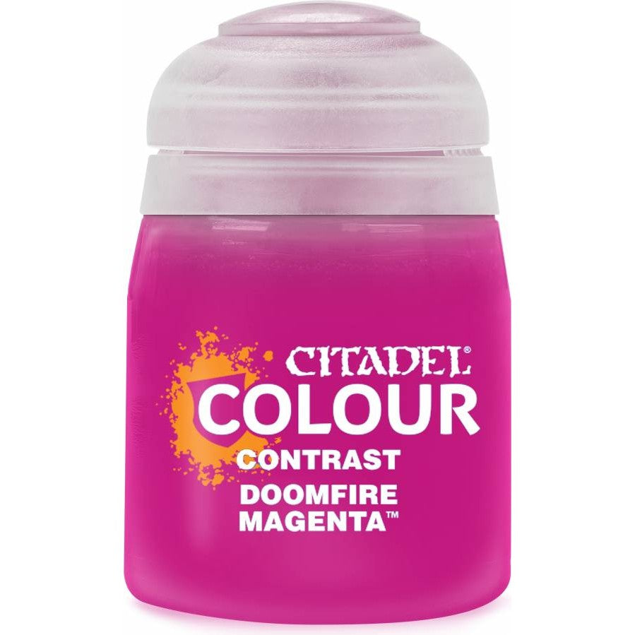 Citadel Colour: Contrast Doomfire Magenta - Warhammer Model Paint, 18ml Pot - Games Workshop