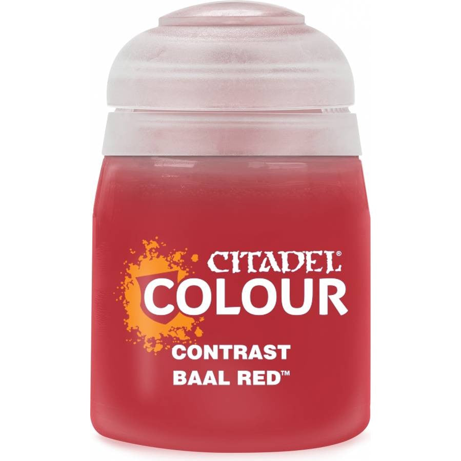 Citadel Colour: Contrast Baal Red - Warhammer Model Paint, 18ml Pot - Games Workshop