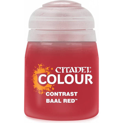 Citadel Colour: Contrast Baal Red - Warhammer Model Paint, 18ml Pot - Games Workshop