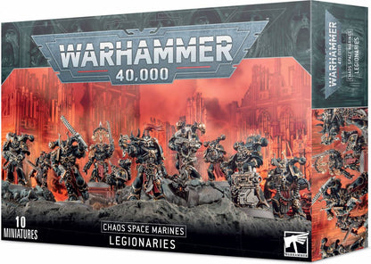 Warhammer 40,000 Chaos Space Marines: Legionaries - 10 Miniatures - Games Workshop