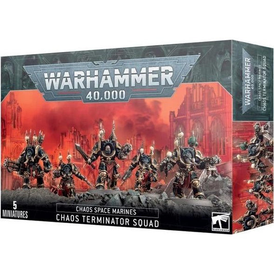 Warhammer 40,000 Chaos Space Marines Terminator Squad - 5 Miniatures - Games Workshop