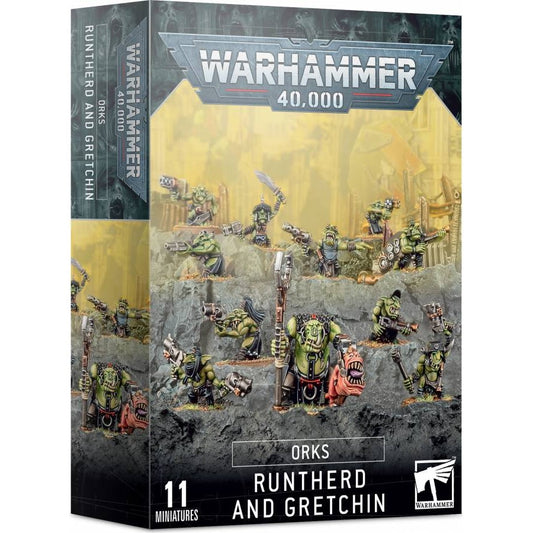 Warhammer 40,000 Orks: Runtherd and Gretchin - 11 Miniatures - Games Workshop