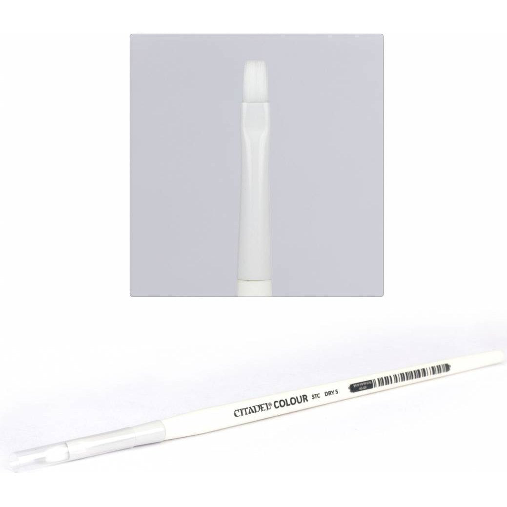 Citadel Colour: Small Synthetic Drybrush - Warhammer Paint Brush - Games Workshop
