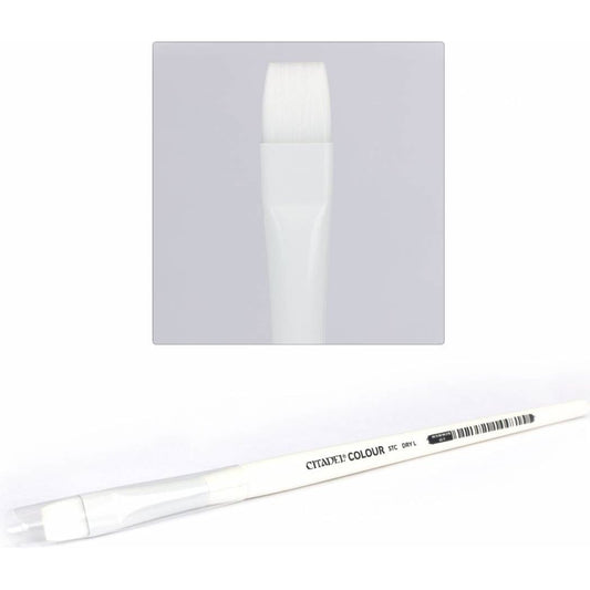 Citadel Colour: Large Synthetic Drybrush - Warhammer Miniatures Paint Brush - Games Workshop