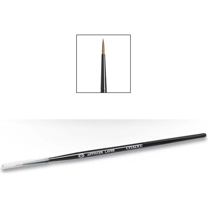 Citadel Artificer Sable Layer Brush - Games Workshop: Warhammer