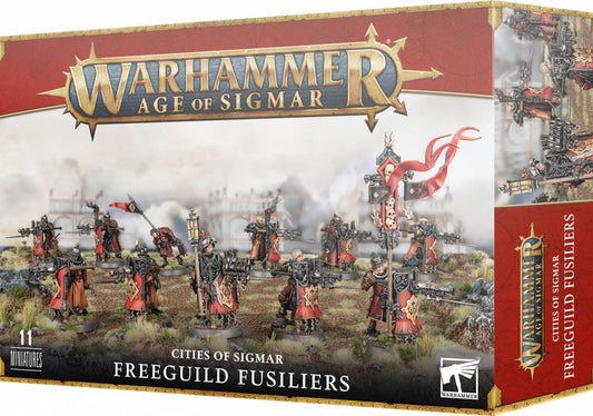 Warhammer: Age of Sigmar Cities of Sigmar Freeguild Fusiliers - 11 Miniatures - Games Workshop