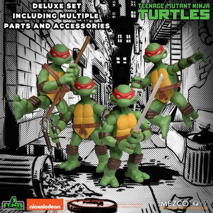 TMNT 4 Figure Deluxe Set Mezco 5 Points