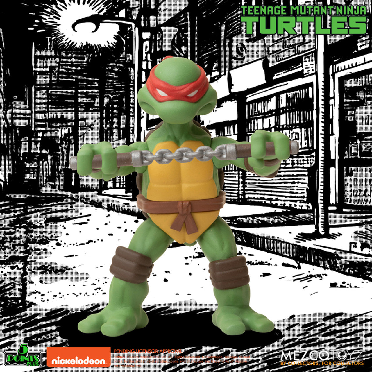 TMNT 4 Figure Deluxe Set Mezco 5 Points