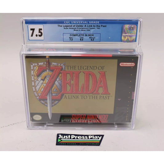 Legend of Zelda: A Link to the Past Super Nintendo SNES CIB Complete CGC 7.5