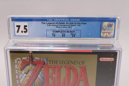 Legend of Zelda: A Link to the Past Super Nintendo SNES CIB Complete CGC 7.5