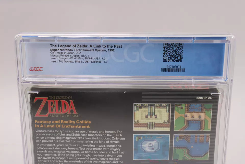 Legend of Zelda: A Link to the Past Super Nintendo SNES CIB Complete CGC 7.5